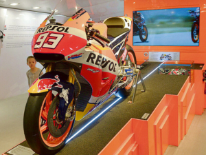 La moto con la que Marc Márquez ganó el Campeonato del Mundo