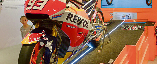 La moto con la que Marc Márquez ganó el Campeonato del Mundo