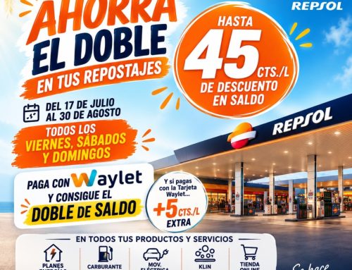 ¡Disfruta del doble de ahorro en tus repostajes!